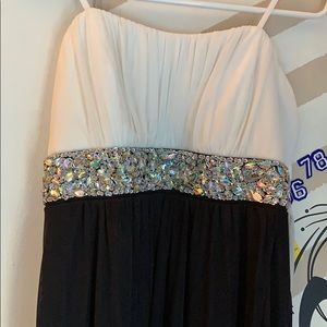 High-low homecoming/ formal dress